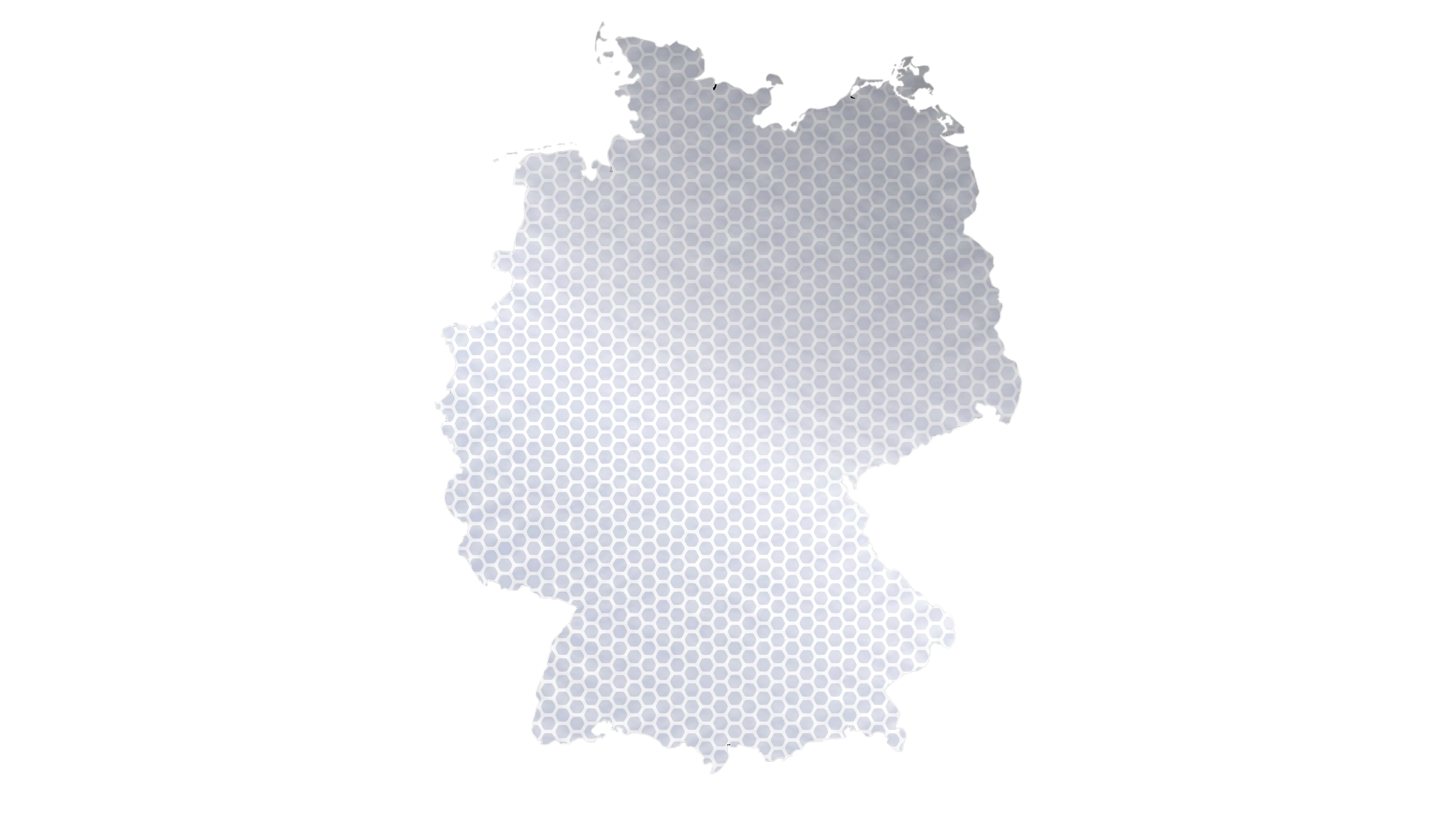 Hexagonmuster, das die Form der Schweiz darstellt, mit Fokus auf die West- und Zentralschweiz.
